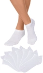 LASCANA ACTIVE Sneakersocken Damen 7x wei&szlig; Gr.35-38
