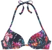 SUNSEEKER Push-Up-Bikini-Top Damen marine-bedruckt Gr.32