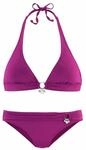 S.OLIVER Triangel-Bikini Damen fuchsia Gr.32 Cup A/B