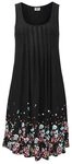 BEACHTIME Strandkleid Damen schwarz Gr.34