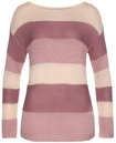 LASCANA Streifenpullover Damen hellrosa-bordeaux-lachs Gr.32/34