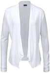 LASCANA Shirtjacke Damen wei&szlig; Gr.32/34