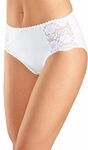 PETITE FLEUR H&uuml;ftslip Damen schwarz, wei&szlig; Gr.32/34