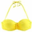 BUFFALO B&uuml;gel-Bandeau-Bikini-Top Damen gelb Gr.34 Cup C