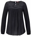 BUFFALO Spitzenbluse Damen schwarz Gr.34