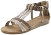LASCANA Sandale Damen taupe Gr.41