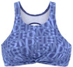 ELBSAND Crop-Bikini-Top Damen blau Gr.32 Cup A/B