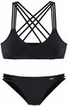 BRUNO BANANI Bustier-Bikini Damen schwarz Gr.32 Cup A/B