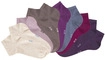 H.I.S Kurzsocken Damen 2x taupe, 2x beige meliert, 2x pflaume, 1x jeans, 1x...