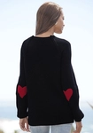 LASCANA Stehkragenpullover Damen schwarz Gr.40/42