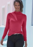 LASCANA Stehkragenshirt Damen pink, navy Gr.48/50