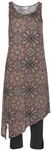 BEACHTIME Longtop Damen braun-bedruckt, schwarz Gr.32/34