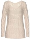LASCANA Ajourpullover Damen sand Gr.32/34