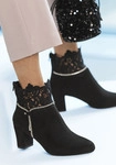 LASCANA Stiefelette Damen schwarz Gr.41