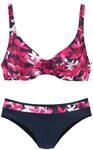 PETITE FLEUR B&uuml;gel-Bikini Damen beere-bedruckt Gr.36 Cup C