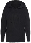 LASCANA Kapuzenpullover Damen schwarz Gr.32/34