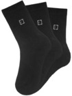 ELBSAND Socken Damen 3x schwarz Gr.39-42