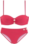VIVANCE B&uuml;gel-Bandeau-Bikini Damen knallrot Gr.32 Cup A
