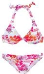VENICE BEACH B&uuml;gel-Bikini Damen wei&szlig;-bedruckt Gr.34 Cup B