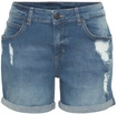 BUFFALO Jeansbermudas Damen blue washed Gr.34