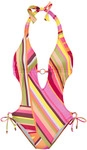 BRUNO BANANI Monokini Damen orange bedruckt Gr.40 Cup A/B
