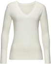 VIVANCE V-Ausschnitt-Pullover Damen creme Gr.40/42