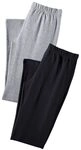VIVANCE ACTIVE Caprileggings Damen 1x hellgrau-meliert, 1x schwarz Gr.32/34