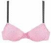 BUFFALO B&uuml;gel-Bikini-Top Damen rosa-schwarz Gr.34 Cup B