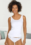 PETITE FLEUR Achselhemd Damen wei&szlig; Gr.34