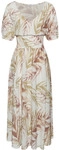LASCANA Maxikleid Damen sand-orange bedruckt Gr.36
