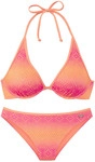 BUFFALO B&uuml;gel-Bikini Damen pink-orange Gr.38 Cup C