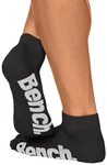 BENCH. Kurzsocken Damen schwarz Gr.39-42