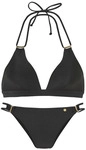 JETTE Triangel-Bikini Damen schwarz Gr.42 Cup C/D