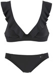 JETTE Triangel-Bikini Damen schwarz Gr.32 Cup A/B