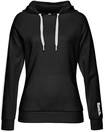 BENCH. LOUNGEWEAR Kapuzensweatshirt Damen schwarz-wei&szlig; Gr.32/34