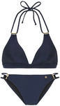 JETTE Triangel-Bikini Damen marine Gr.36 Cup C/D