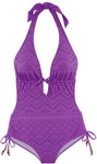 LASCANA Badeanzug Damen lila Gr.40