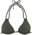 LASCANA Triangel-Bikini-Top Damen oliv Gr.40