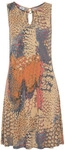 BUFFALO Strandkleid Damen animal bedruckt Gr.48