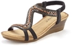 VIVANCE Sandalette Damen schwarz Gr.36