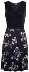 BEACHTIME BY LASCANA Jerseykleid Damen marine-gebl&uuml;mt-bedruckt Gr.34
