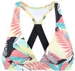 LASCANA ACTIVE Triangel-Bikini-Top Damen t&uuml;rkis-gelb-bedruckt Gr.32 Cup A/B