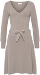 LASCANA Strickkleid Damen beige meliert Gr.48