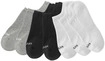 LASCANA ACTIVE Sneakersocken Damen 3x wei&szlig;, 2x schwarz, 2x grau-meliert...