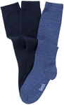BENCH. Kniestr&uuml;mpfe Damen 2x marine, 1x jeans Gr.39-42