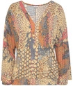 BUFFALO Fledermausshirt Damen animal bedruckt Gr.32/34