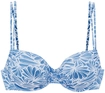 VENICE BEACH B&uuml;gel-Bikini-Top Damen blau Gr.42 Cup D