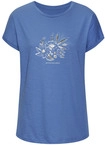 VIVANCE T-Shirt Damen blau bedruckt Gr.40/42