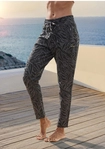 VENICE BEACH Sweathose Damen anthrazit-schwarz bedruckt Gr.40
