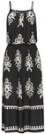 LASCANA Midikleid Damen schwarz-sand bedruckt Gr.38